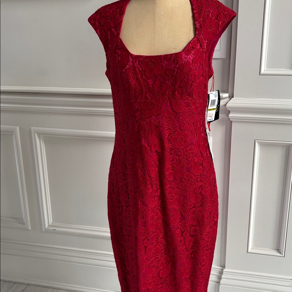 Jax Vibrant Red Dress NWT